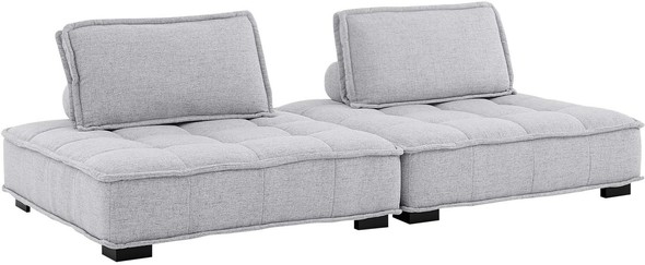 affordable chaise sofa Modway Furniture Sofas and Armchairs Light Gray