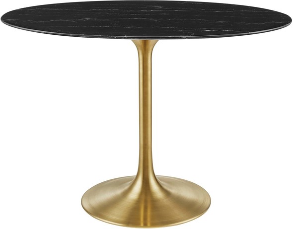 multi use dining table Modway Furniture Bar and Dining Tables Gold Black