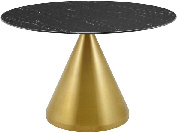 round counter height kitchen table Modway Furniture Bar and Dining Tables Gold Black