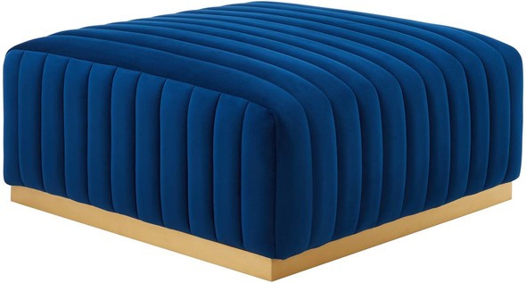 white storage bench ottoman Modway Furniture Sofas and Armchairs Gold Navy