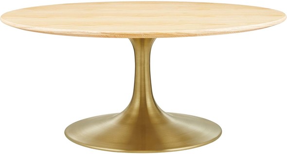 outdoor coffee table large Modway Furniture Tables Gold Natural