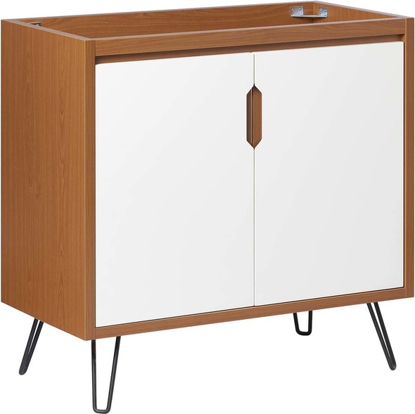 two vanities side by side Modway Furniture Vanities Cherry White
