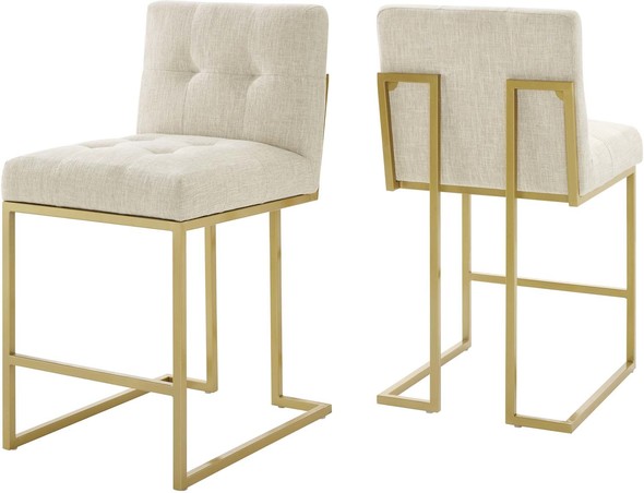 used bar stools for sale near me Modway Furniture Bar and Counter Stools Gold Beige