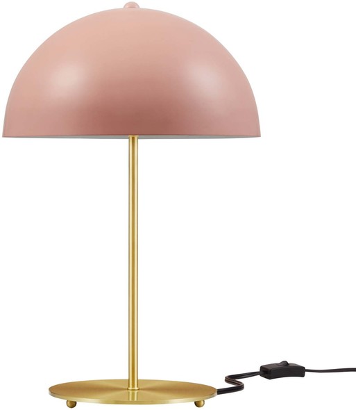 decorating lamp shades with beads Modway Furniture Table Lamps Pink Satin Brass