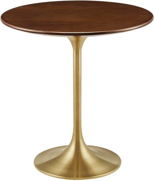 modern coffee table Modway Furniture Tables Gold Walnut