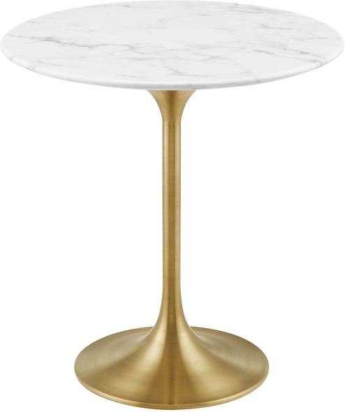 end table couch Modway Furniture Tables Gold White