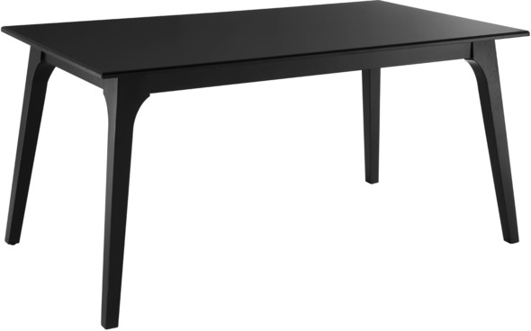 small round dining table for 6 Modway Furniture Bar and Dining Tables Black Black