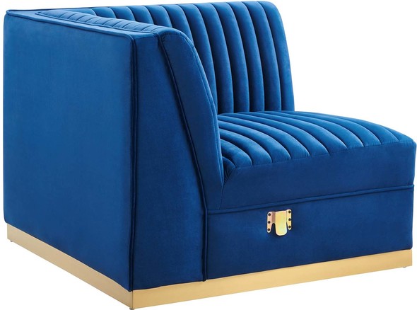 quality sectional sofas Modway Furniture Sofas and Armchairs Navy Blue
