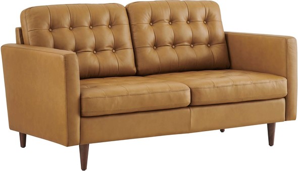 apartment size couch with chaise Modway Furniture Sofas and Armchairs Tan