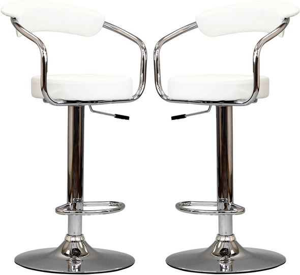 cocktail bar stools Modway Furniture Dining Chairs White