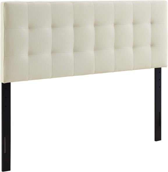 white headboard and frame Modway Furniture Headboards Ivory
