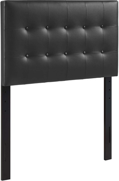 white storage headboard Modway Furniture Headboards Black