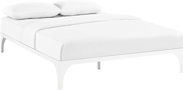 bed frame for queen bed Modway Furniture Beds Beds White
