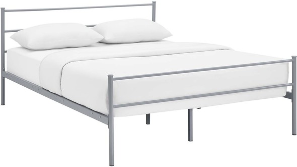 wood twin beds for adults Modway Furniture Beds Gray