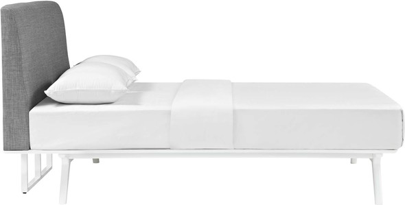  Modway Furniture Beds Beds White Gray