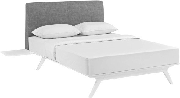 Modway Furniture Bedroom Sets Beds White Gray