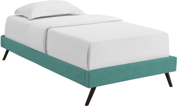 brown bed Modway Furniture Beds Teal