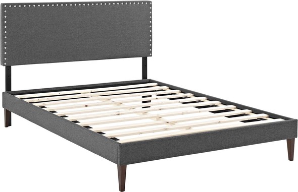 Modway Furniture Beds Beds Gray