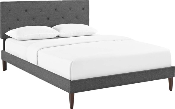 king bedroom frame Modway Furniture Beds Gray