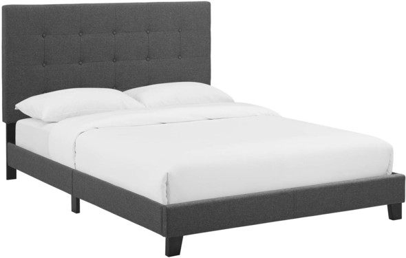 Modway Furniture Beds Beds Gray