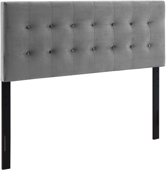 headboard panel wall Modway Furniture Headboards Gray