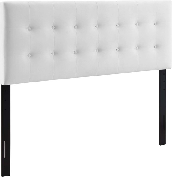 twin pillow headboard Modway Furniture Headboards White