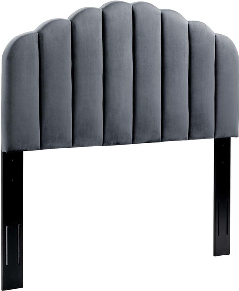 bed with frame and headboard Modway Furniture Headboards Charcoal