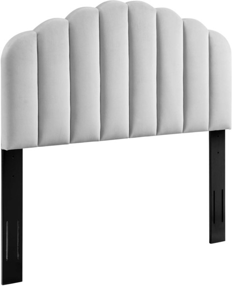 king size leather headboard Modway Furniture Headboards Light Gray