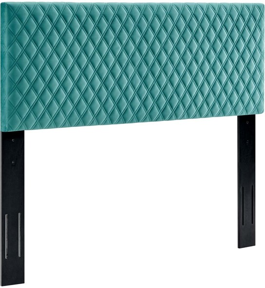 headboard on long side of bed Modway Furniture Headboards Teal
