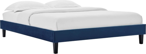 buy bed base queen Modway Furniture Beds Navy