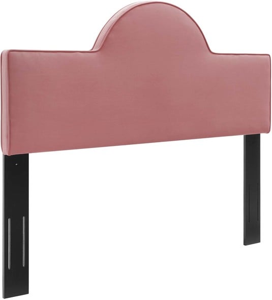 upholstered bed without headboard Modway Furniture Headboards Dusty Rose