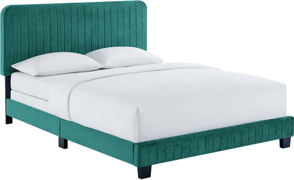 queen platform bedroom sets with storage Modway Furniture Beds Teal