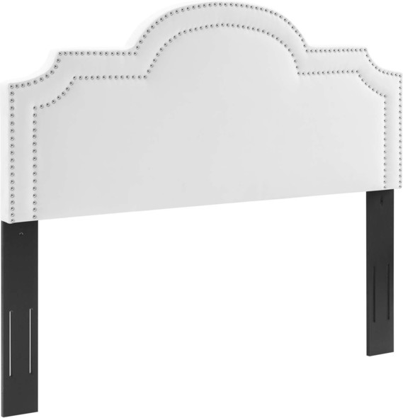 steel headboard Modway Furniture Headboards White