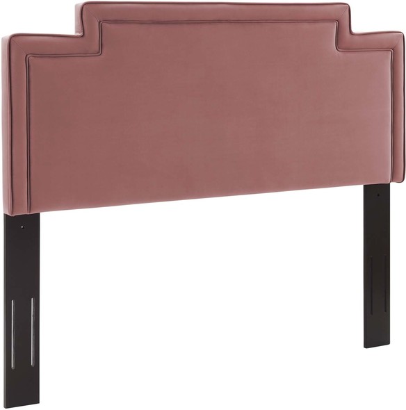fabric headboard and frame Modway Furniture Headboards Dusty Rose