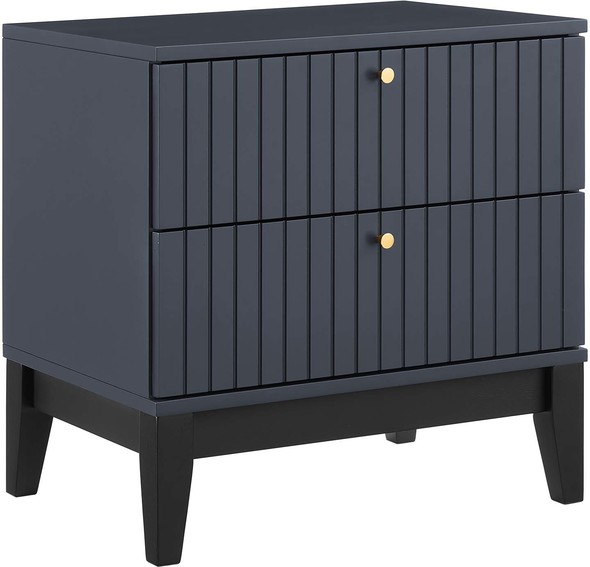 black night stand table Modway Furniture Case Goods Blue