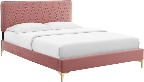 twin xl adjustable bed Modway Furniture Beds Dusty Rose