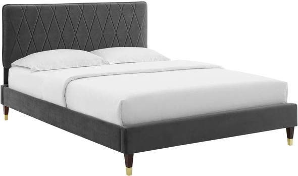 twin mattress set with frame Modway Furniture Beds Charcoal