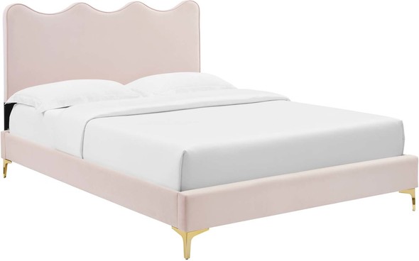 beds double Modway Furniture Beds Pink