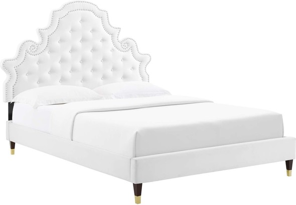 beds that fit adjustable base Modway Furniture Beds White