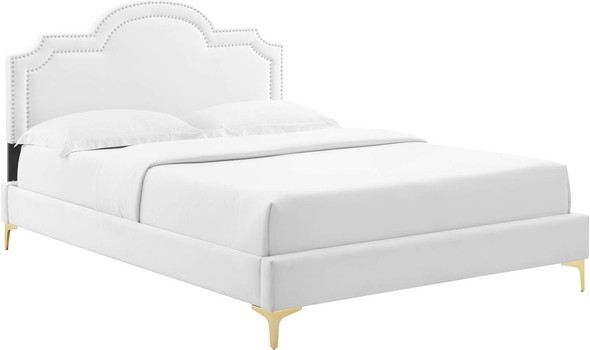twin bed frame with storage Modway Furniture Beds White