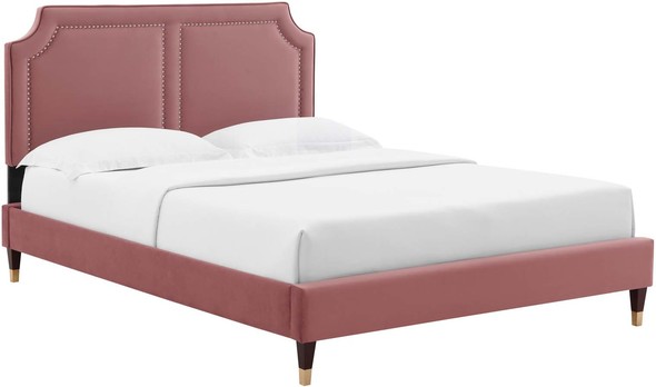 queen size bed grey Modway Furniture Beds Dusty Rose