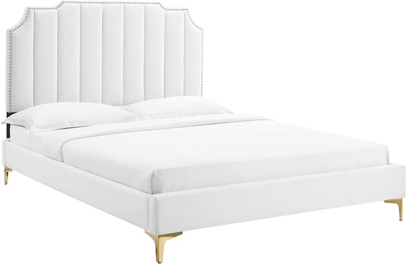 queen bed frame on sale Modway Furniture Beds White