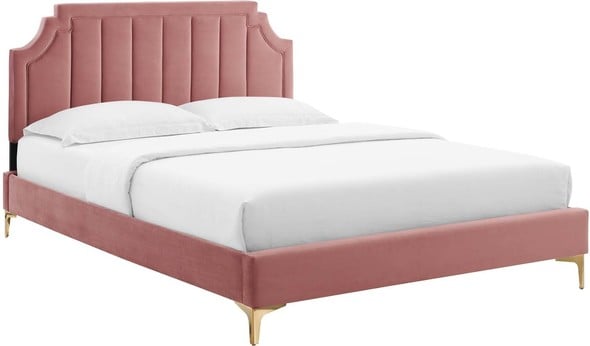 king bed base Modway Furniture Beds Dusty Rose
