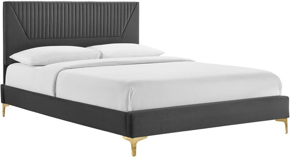 twin size frame Modway Furniture Beds Charcoal