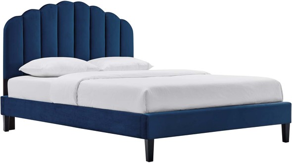 bed frame twin with drawers Modway Furniture Beds Navy