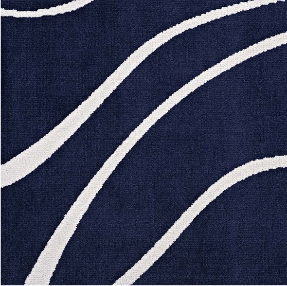 Modway Furniture Rugs Rugs Navy and Ivory