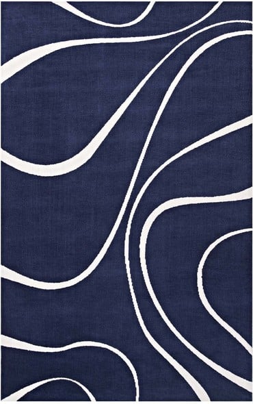 discount area rugs 8x10 Modway Furniture Rugs Navy and Ivory