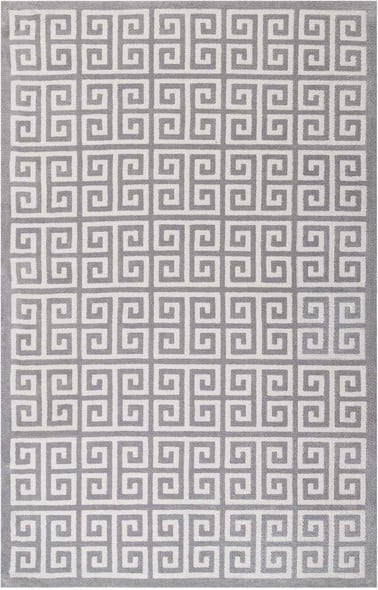  Modway Furniture Rugs Rugs White and Light Gray