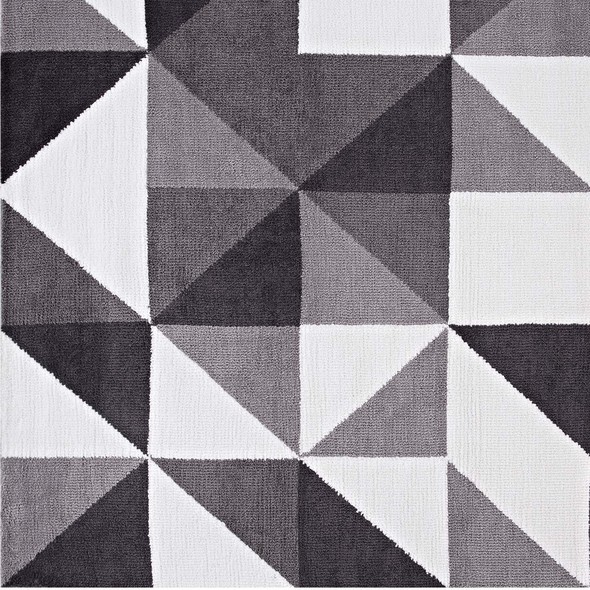  Modway Furniture Rugs Rugs Black, Gray and White