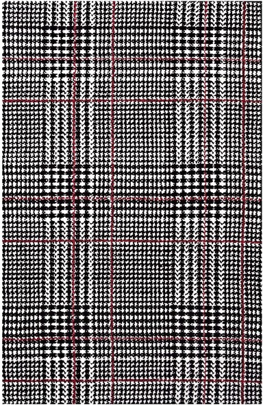 5 3 x 7 6 rug size Modway Furniture Rugs Rugs Ivory, Black and Red